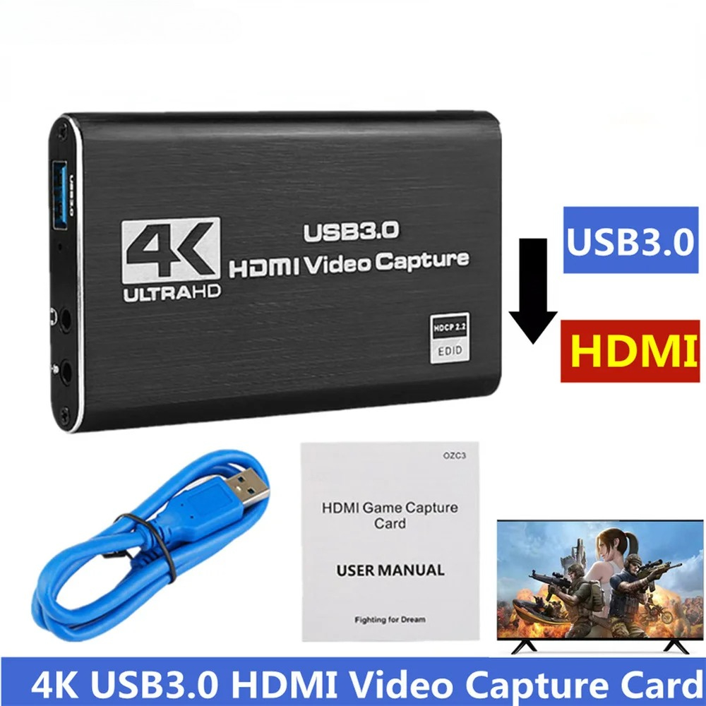 Usb Sound Card - بطاقة التقاط فيديو USB 3.0 بدقة