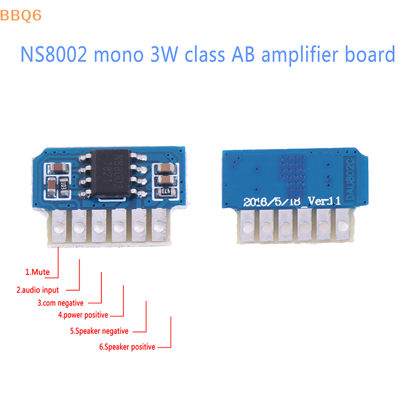 Audio Amplifier Board - 1/2/5 قطع لوحة مضخم صوت ميني