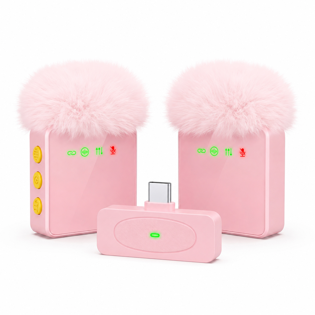 Microphone Capsule - ميكروفون لافالير لاسلكي جديد، منفذ USB-C،
