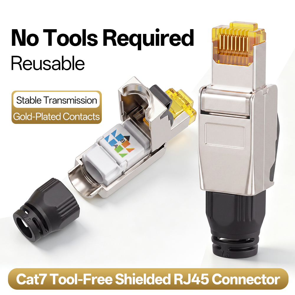 Rj45 Jack - موصل RJ45 من الفئة 7 بدون