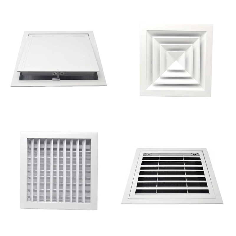 Ventilation Grille Aluminum - شبكة تهوية بيضاء من سبائك الألومنيوم،