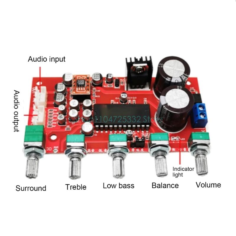 Volume Control Board - LM4610 لهجة Preamp لوحة الصوت تحسين