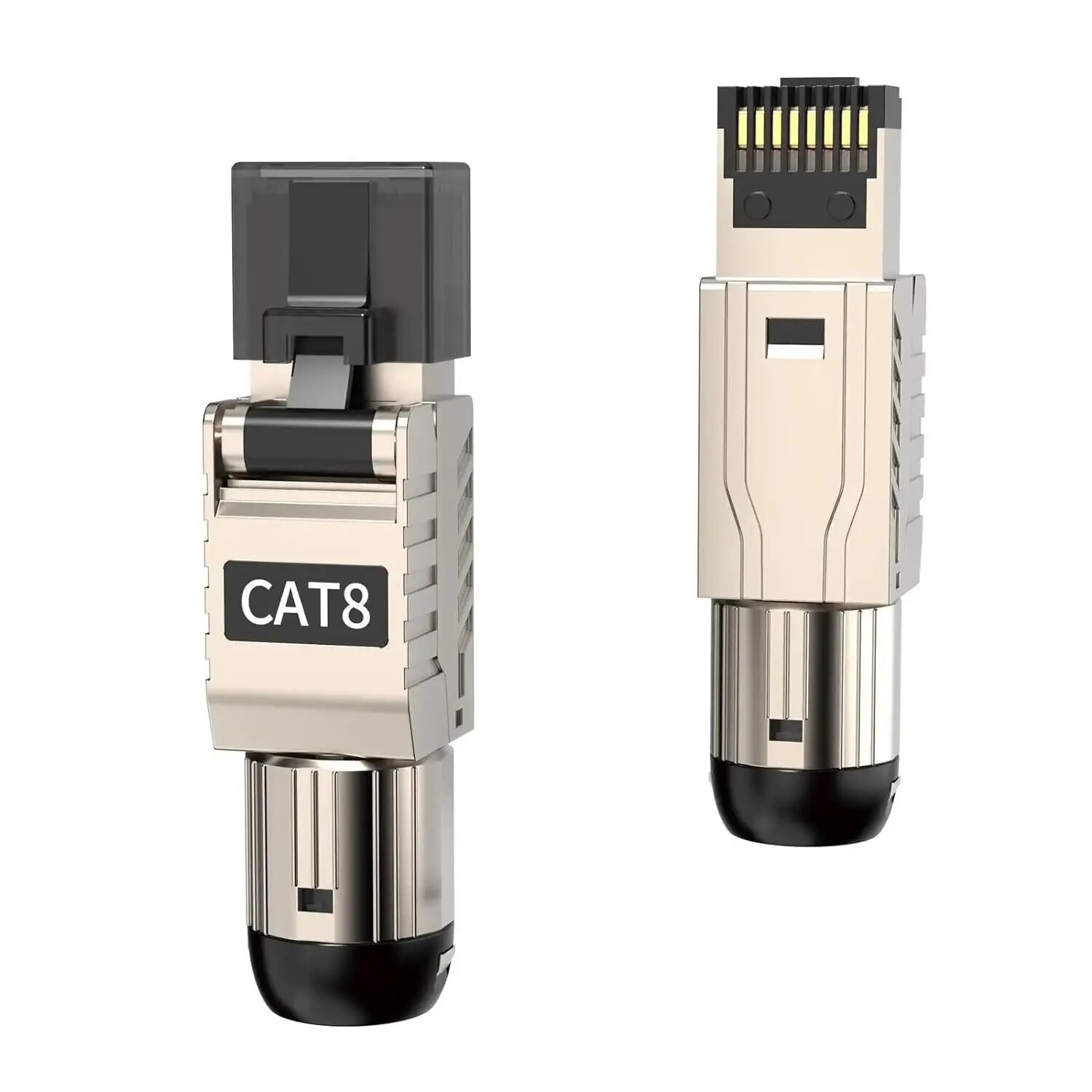 Rj45 Jack - ZoeRax 2-Pack RJ45 موصلات أداة مجانية