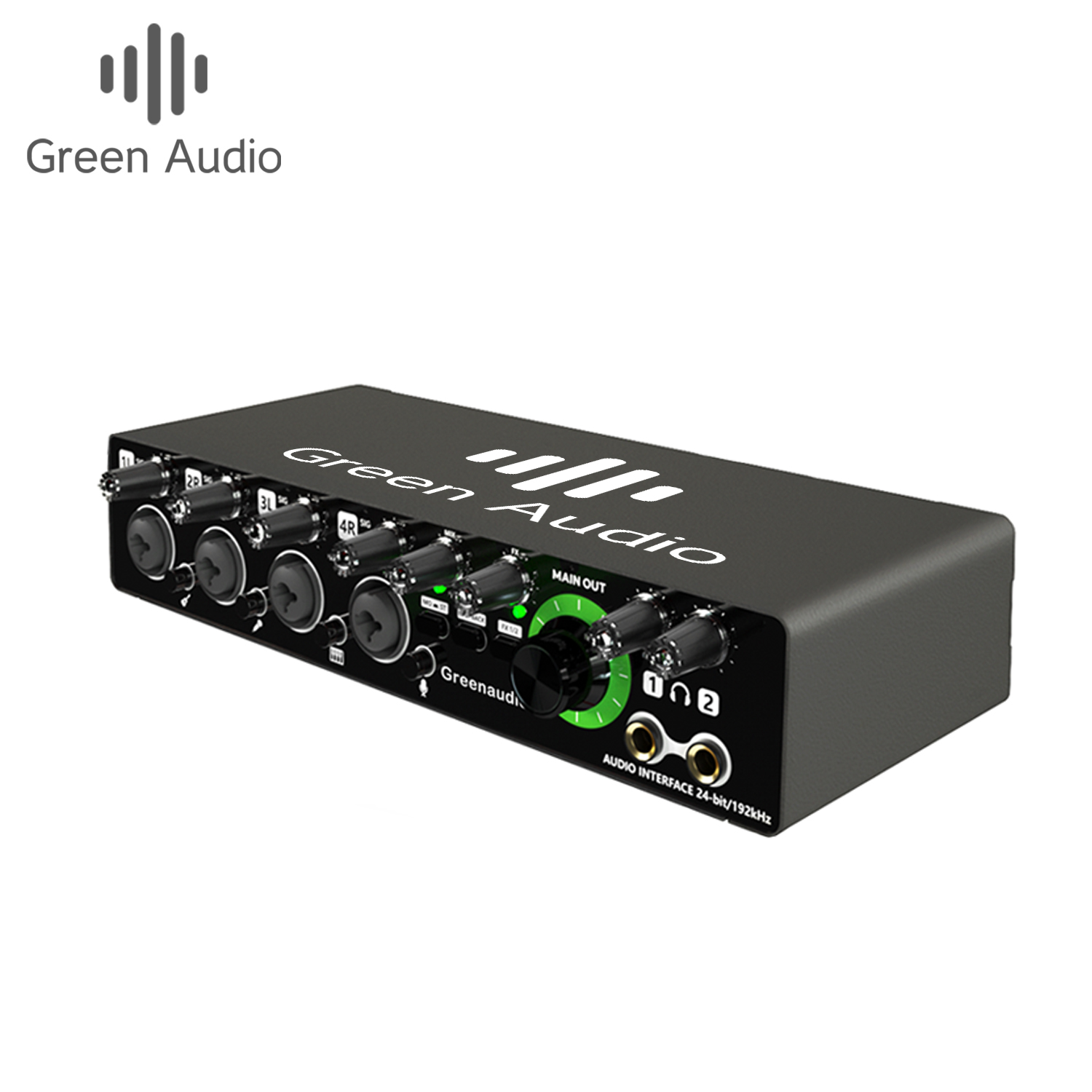 Audio Interface - واجهة صوتية USB خضراء GAX-MD44 مع