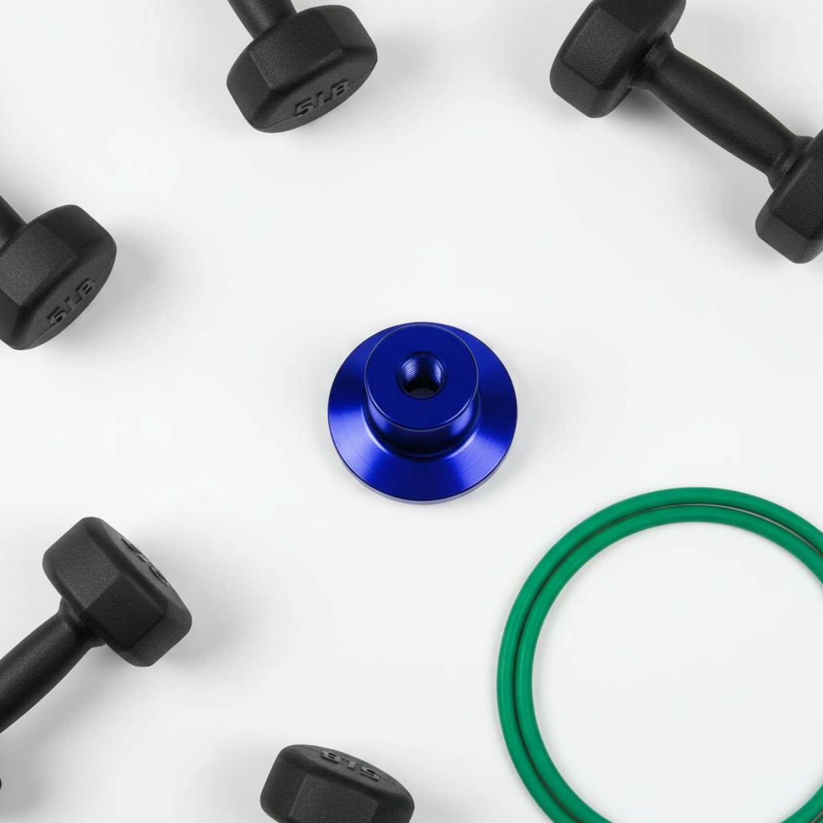 Knob Aluminum - مقبض M10 ذو قاعدة عريضة على