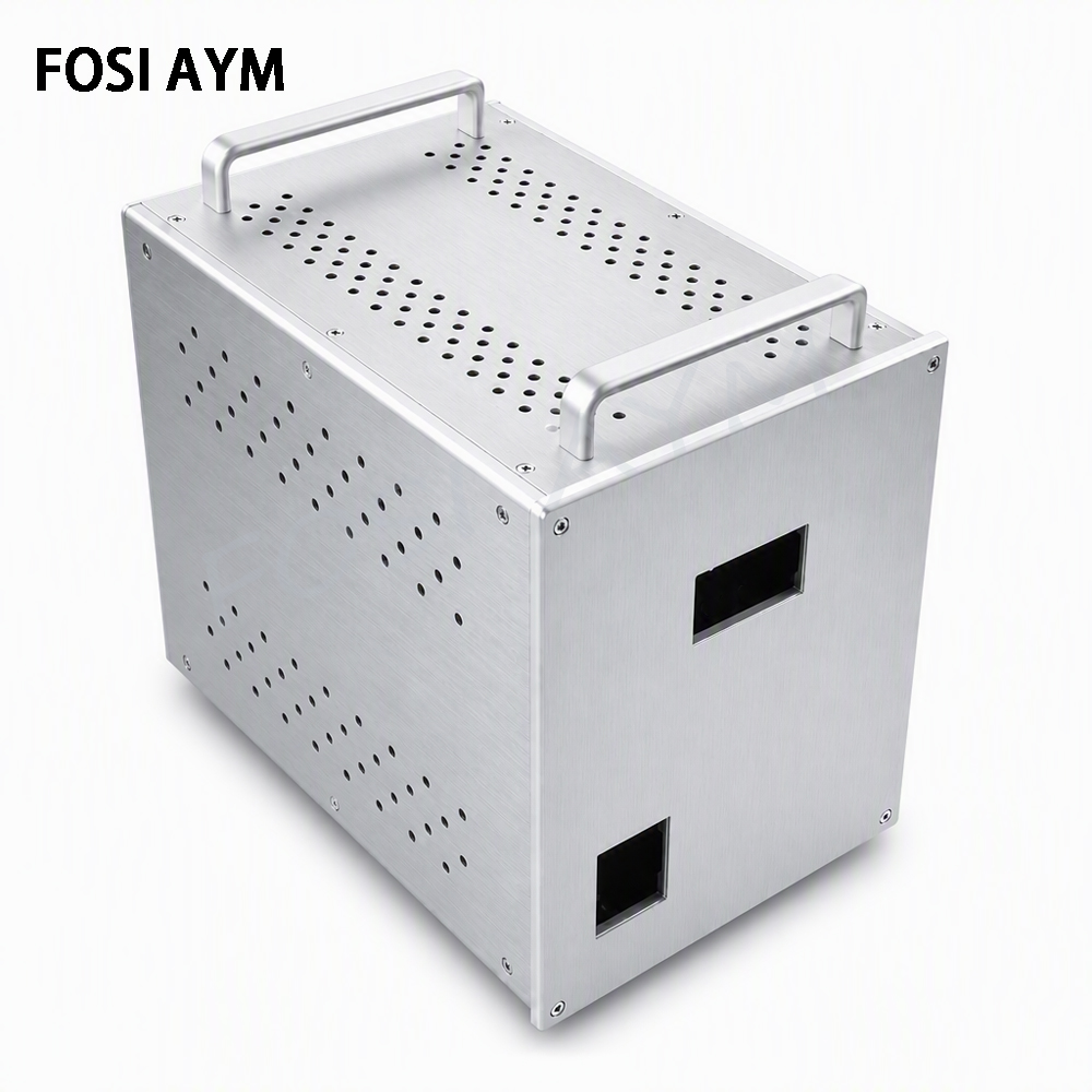 Speaker Enclosure - 240x310x370mmAYM هيكل عازل من الألمنيوم بالكامل