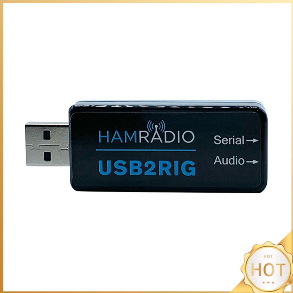 Usb Sound Card - موصل بطاقة صوت USB2RIG للراديو، محول