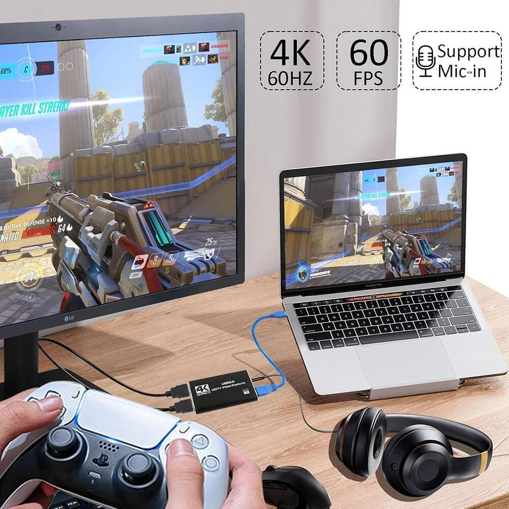 4K HDMI-متوافق مع USB 3.0 1080 - مراجعة Usb Sound Card وسعره