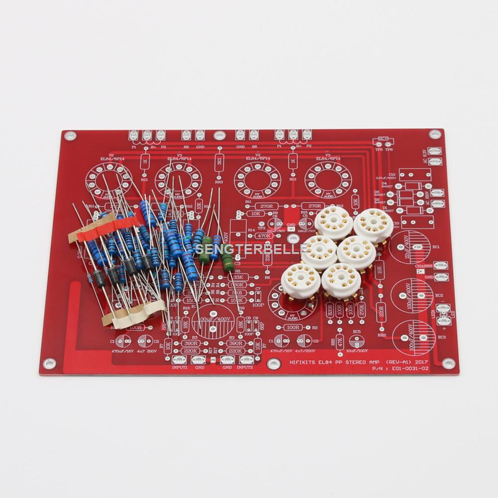 HiFi EL84 + ECF80 ستيريو دفع س - مراجعة Audio Amplifier Board وسعره