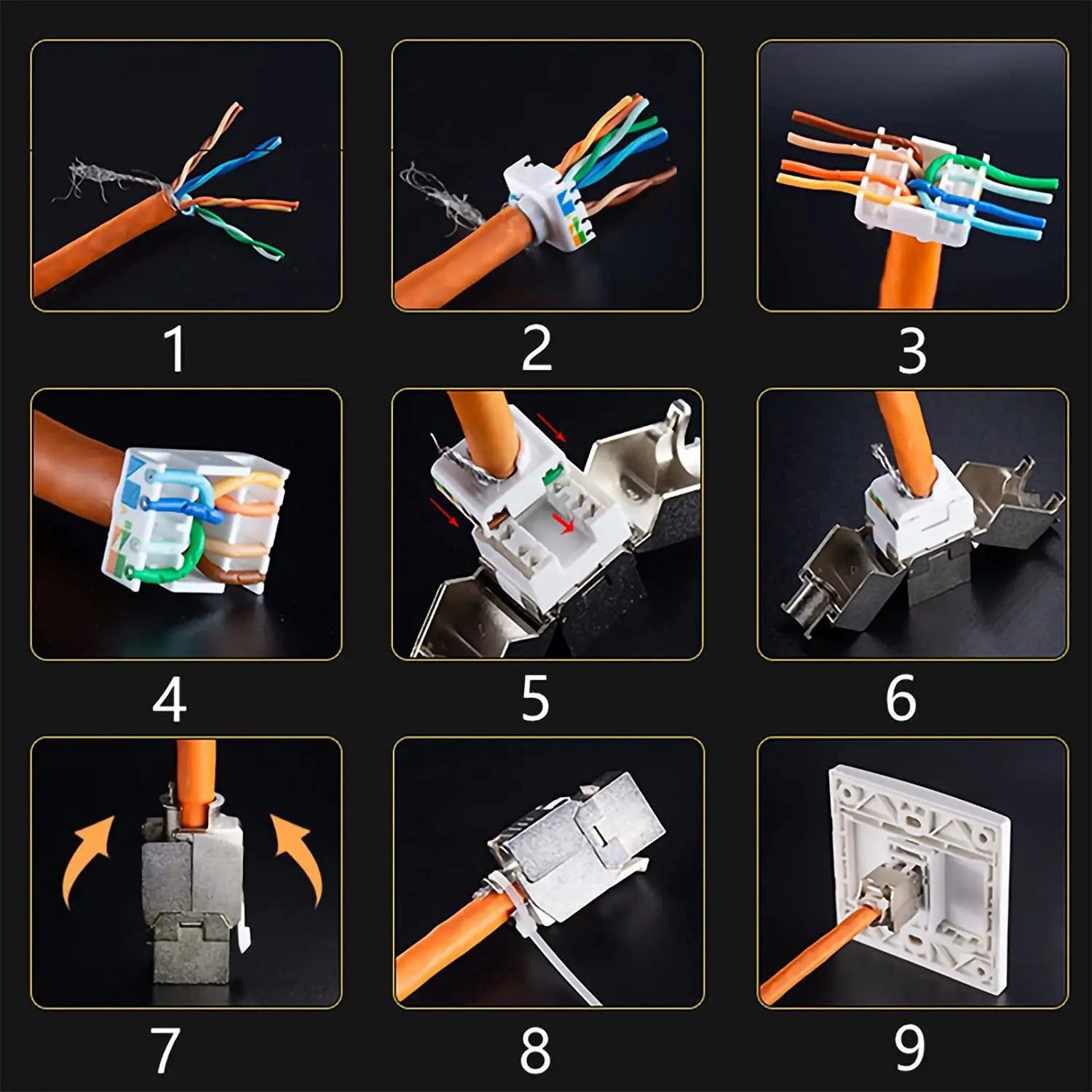 ناتالينك 10 قطعة RJ45 Cat8 Cat - مراجعة Rj45 Jack وسعره