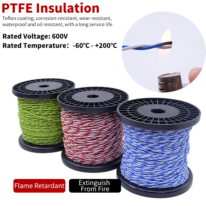 سلك PTFE AFS200 2 دبابيس 26/25 - مراجعة Audio Jumper Wire وسعره