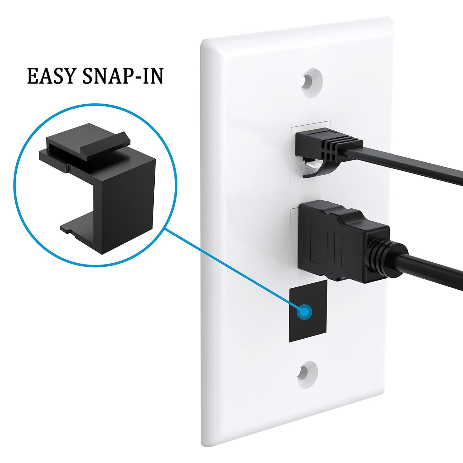 إدراج جاك حجر الزاوية ZoeRax ف - مراجعة Rj45 Jack وسعره