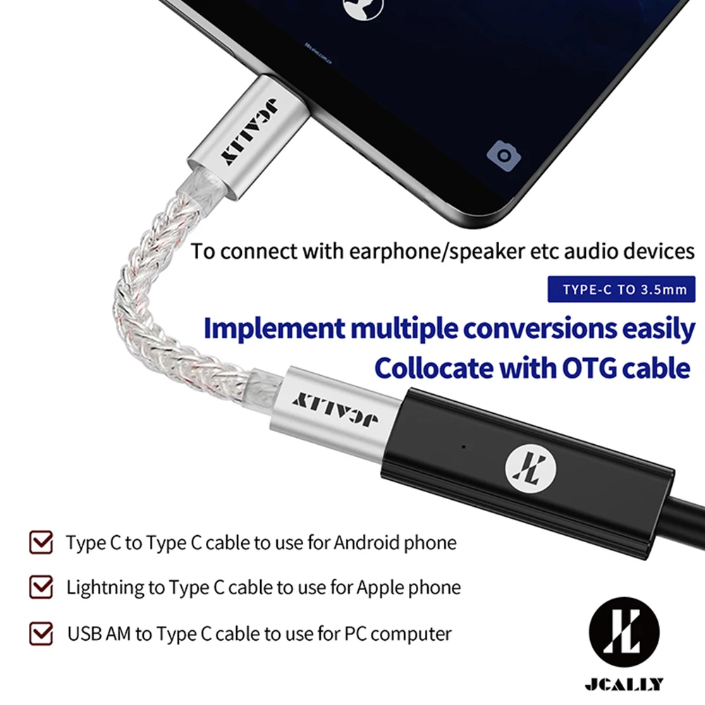 مضخم صوت محمول JCALLY AP7 - شر - مراجعة Headphone Amplifier وسعره