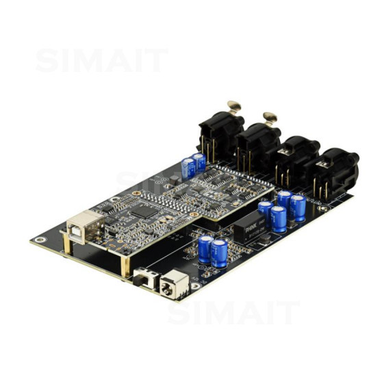 واجهة صوتية USB ASIO XMOS ثنائ - مراجعة Usb Sound Card وسعره