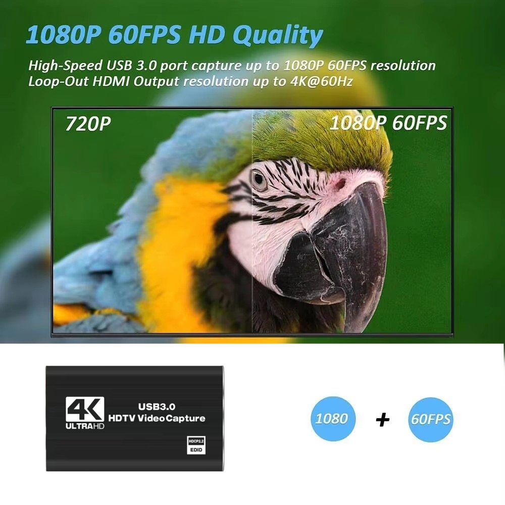 بطاقة التقاط الفيديو Roreta 4K - مراجعة Usb Sound Card وسعره