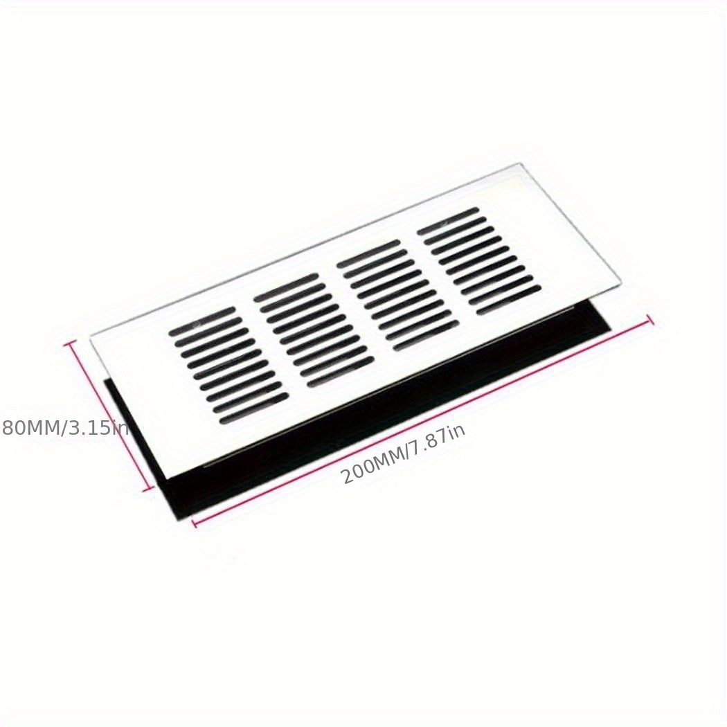 2 قطعة 80 مللي متر شبكة التهوي - مراجعة Ventilation Grille Aluminum وسعره