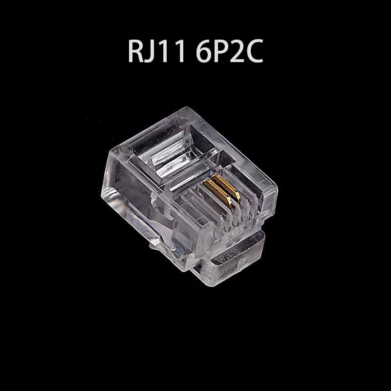 20/50/100 قطعة RJ11 6P2C 6P4C  - مراجعة Rj45 Jack وسعره