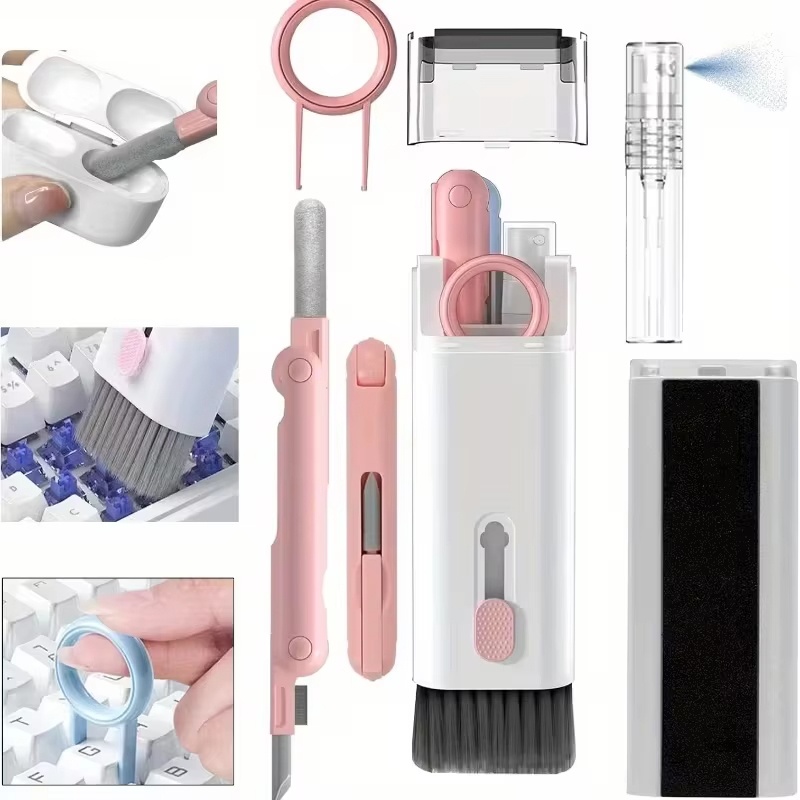 طقم فرشاة تنظيف سماعات الأذن 7 - مراجعة Diy Headphone وسعره