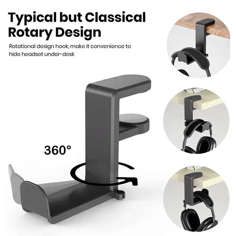 يونيفرسال ديسكتوب 360 °   حامل - مراجعة Headphone Parts وسعره