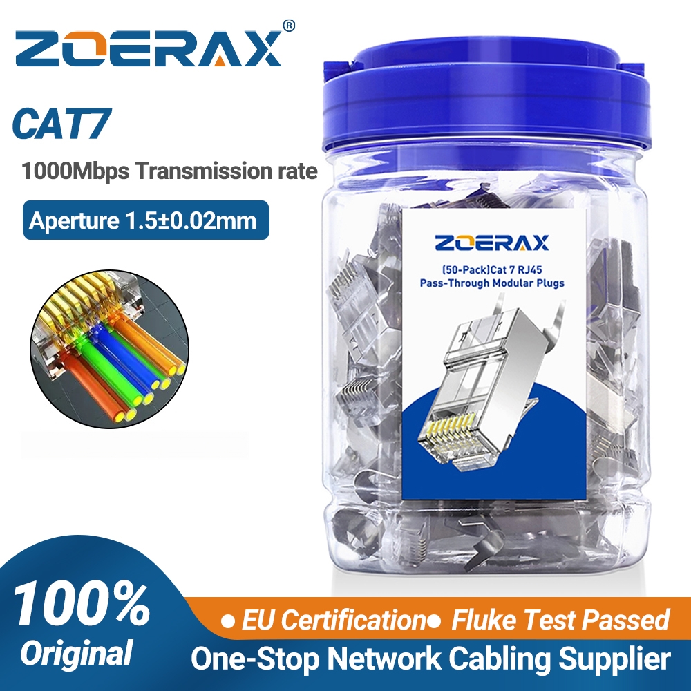 موصلات RJ45 Cat7 Cat6A محمية م - مراجعة Rj45 Jack وسعره