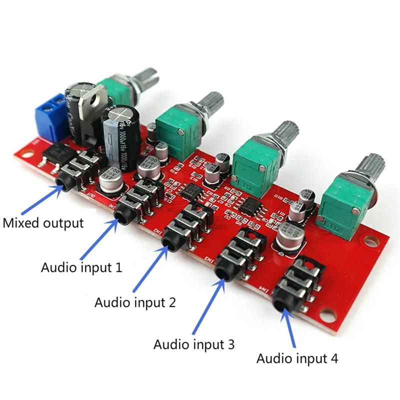 A25P NE5532 مكبر صوت ستيريو مس - مراجعة Volume Control Board وسعره