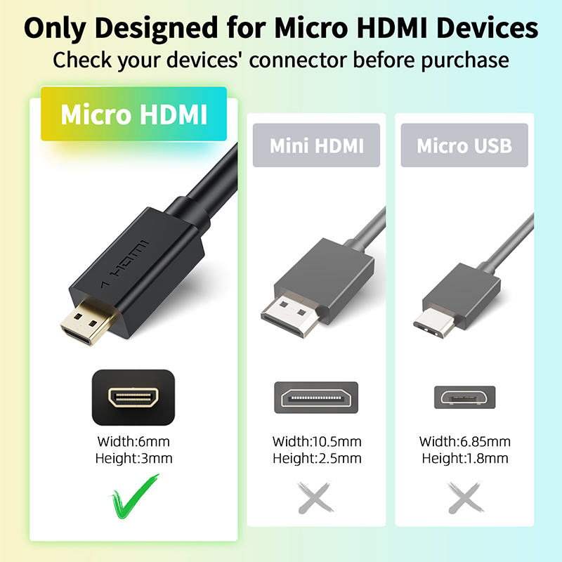 كابل محول من مايكرو HDMI إلى H - مراجعة Mdi Cable وسعره