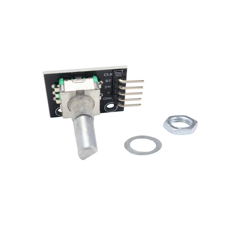 وحدة التشفير الدوارة KY-040 ال - مراجعة Volume Control Board وسعره