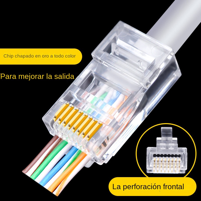 100 قطعة موصل RJ45 من نوع Cat6 - مراجعة Rj45 Jack وسعره