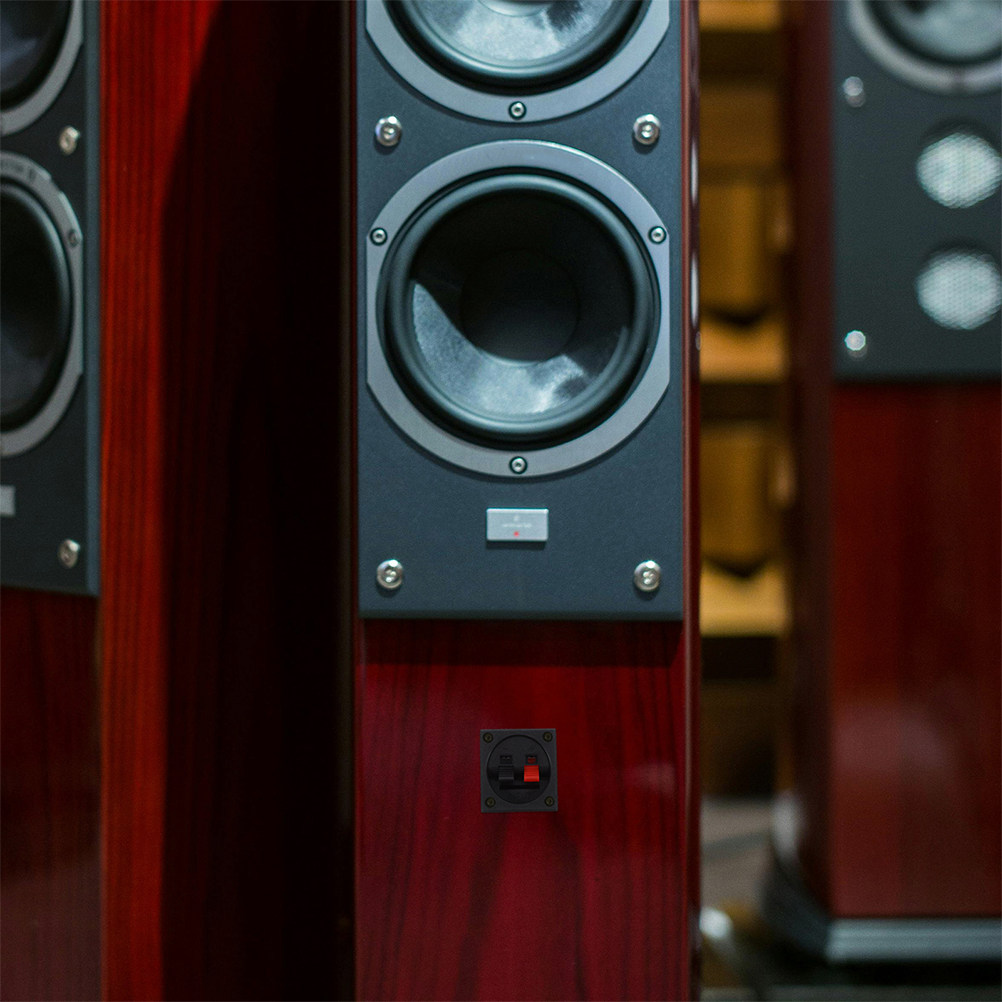قطعتان من وصلات طرفية معدنية ل - مراجعة Speaker Enclosure وسعره
