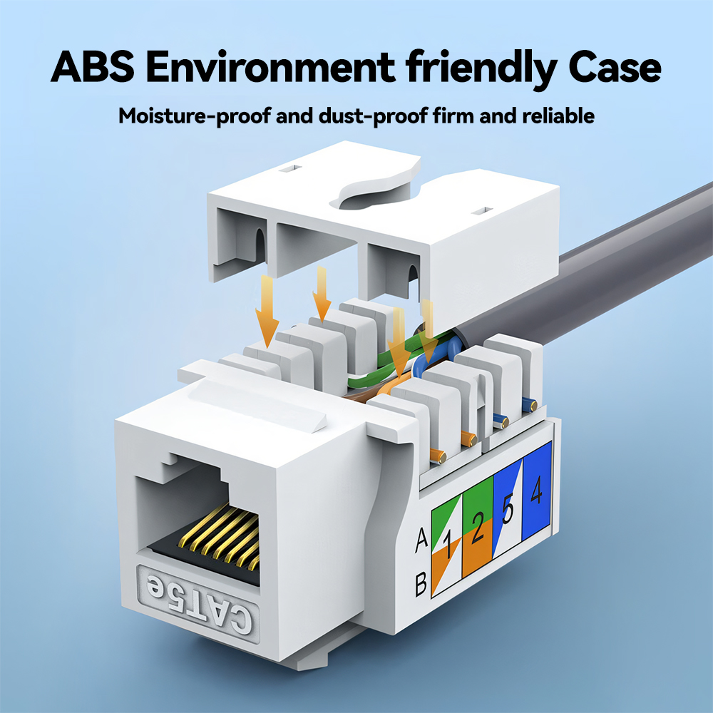 مقبس Denswire RJ45 Cat5E/6 Key - مراجعة Rj45 Jack وسعره