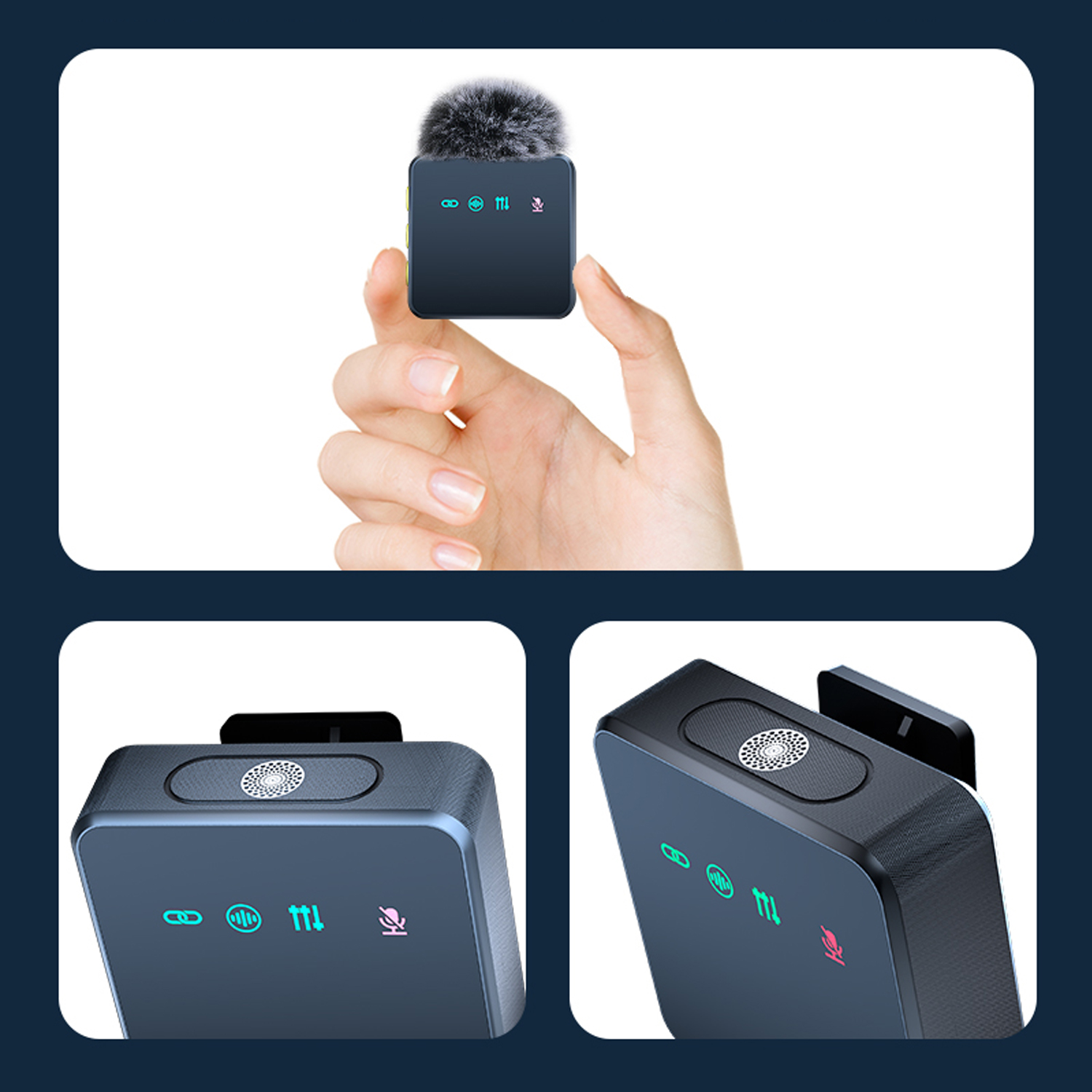 ميكروفون لافالير لاسلكي احتراف - مراجعة Microphone Capsule وسعره
