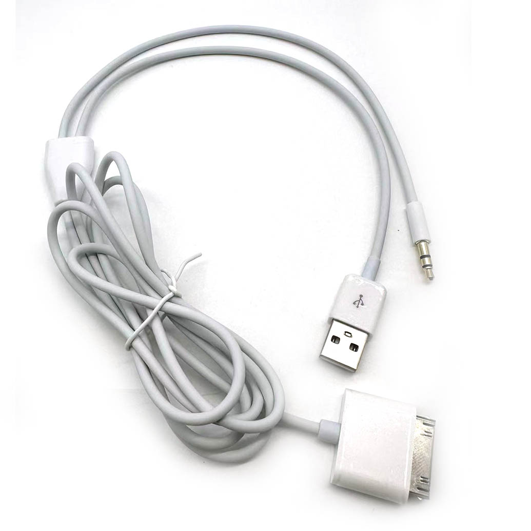كابل شحن USB للسيارة بمنفذ 30P - مراجعة Audio Jumper Wire وسعره