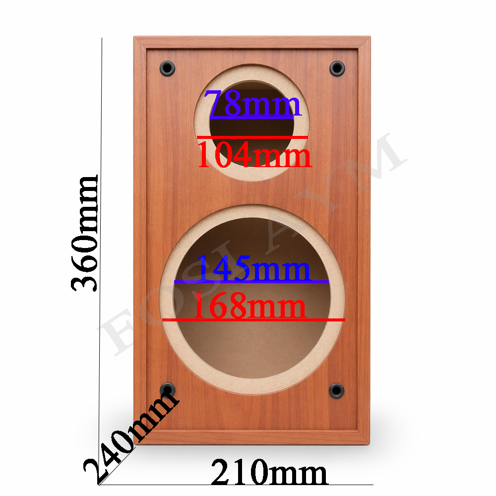 صندوق سماعات خشبي على شكل متاه - مراجعة Speaker Enclosure وسعره