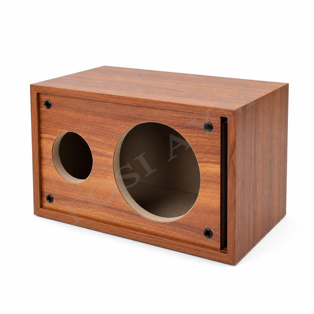 صندوق سماعات خشبي على شكل متاه - مراجعة Speaker Enclosure وسعره